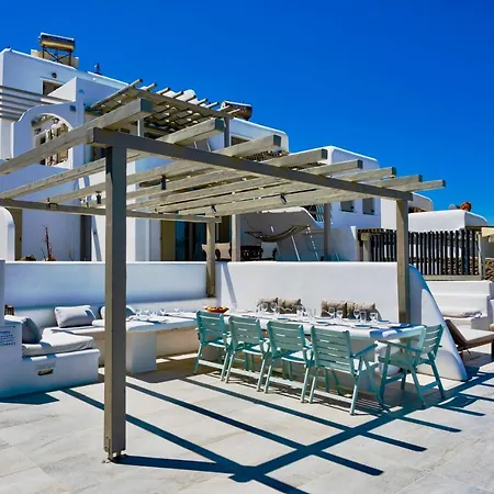 ヴィラ Miramare Mykonos Merchia Beach